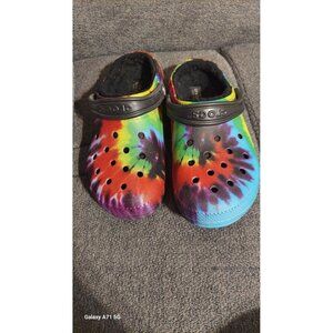 CROCS Multicolor Tie-Dye Clogs